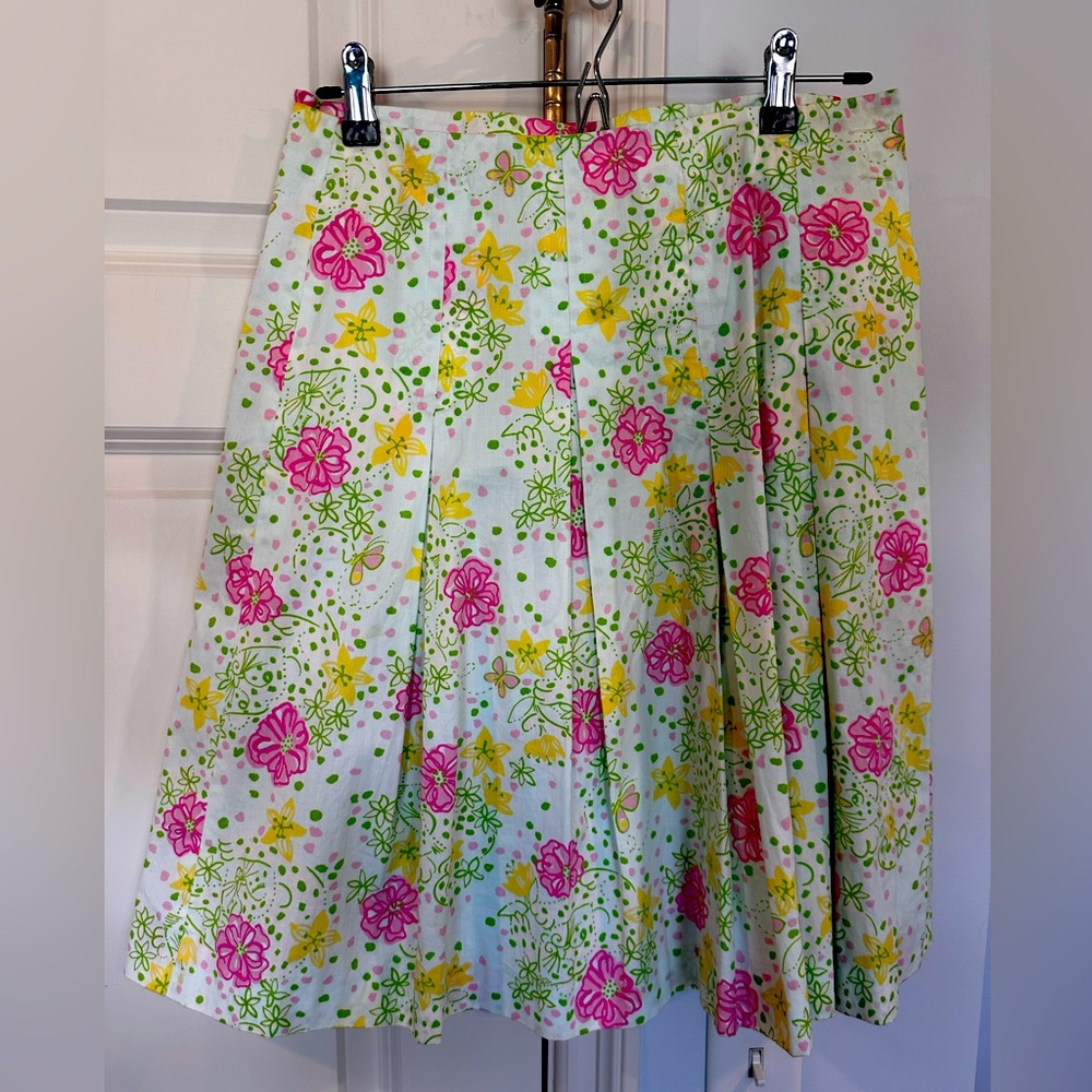 Lilly Pulitzer white label wrap skirt